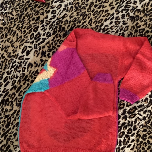 Jeanne Pierre grafiic mohair vintage sweater - Picture 3 of 7